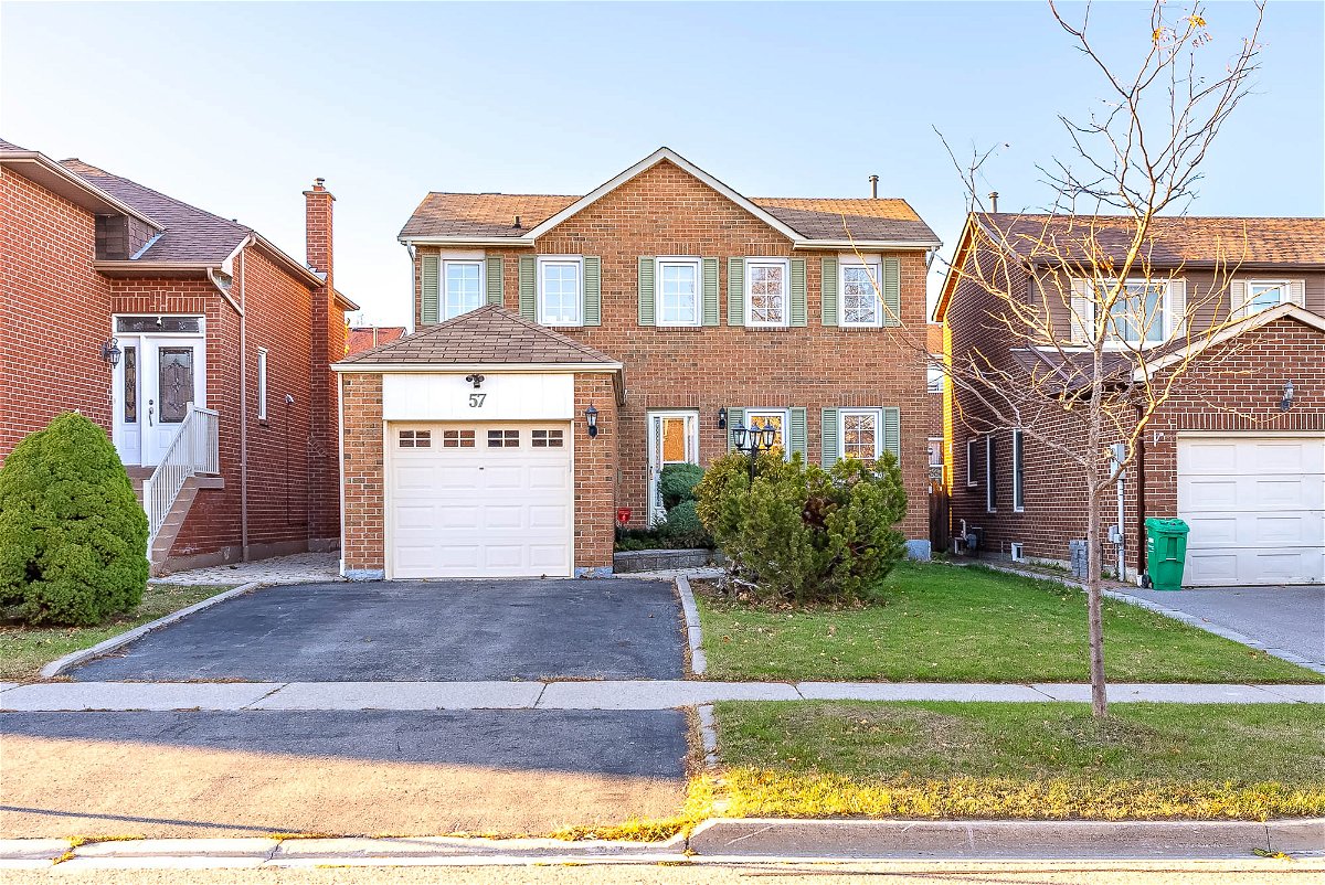 Buttonwood Property Management And Rental Services Is Pleased To Offer A 3 Br 3 Ba Single Family Detached House in Brampton - 57 Nuttall Street Brampton Ontario L6S 4V1